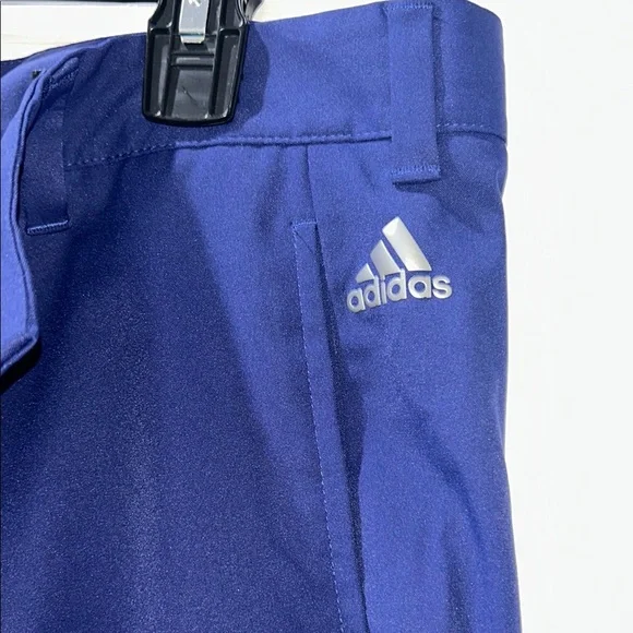 Adidas Blue Athletic Shorts with Moisture-Wicking Fabric Size 36 - Picture 3 of 5